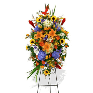 Arreglo Primaveral en Pedestal